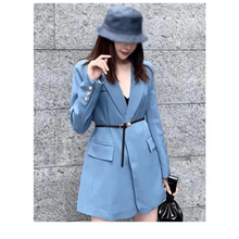 Load image into Gallery viewer, Thin Golden Buckle PU Leather Strap Belts For Women Casual Dress Luxurious Ladies Waist Belt
