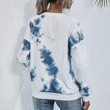Load image into Gallery viewer, Tie Dye Round Neck Sweatshirt
