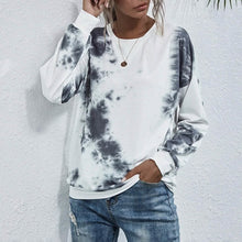 Load image into Gallery viewer, Tie Dye Round Neck Sweatshirt
