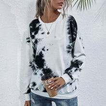 Load image into Gallery viewer, Tie Dye Round Neck Sweatshirt
