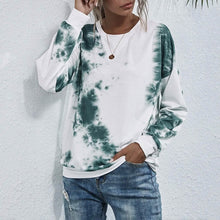 Load image into Gallery viewer, Tie Dye Round Neck Sweatshirt
