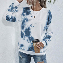 Load image into Gallery viewer, Tie Dye Round Neck Sweatshirt
