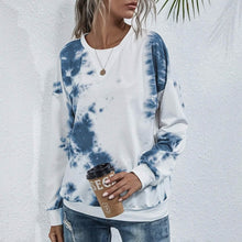 Load image into Gallery viewer, Tie Dye Round Neck Sweatshirt
