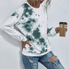 Load image into Gallery viewer, Tie Dye Round Neck Sweatshirt
