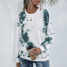Load image into Gallery viewer, Tie Dye Round Neck Sweatshirt
