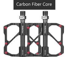 Load image into Gallery viewer, Titanium Bicycle Pedal Titanium Shaft Carbon Tube Bicycle Pedal Mountain Bike 3 Palin Pedal Road Bike Riding Pedal Bicycle Platform Pedals Bicycle Pedal Titanium Shaft Carbon Tube Bicycle Pedal Mountain Bike Pedal Road Bike Riding Pedal
