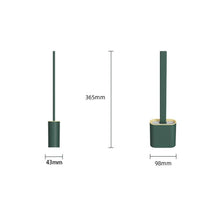 Load image into Gallery viewer, Toilet Brush Toilet Holder Set For Bathroom Flexible Soft Bristles Brushes With Drying Holder Set Bathroom Accessories Toilet Brush Set, Silicone Toilet Brush With Holder Wall Mounted With Toilet Bowl Brush And Holder Bendable Brush Head Holder Quickly
