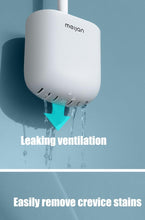 Load image into Gallery viewer, Toilet Brush With Holder Set Long Handled Flex Rubber Silicone Drain Cleaner Brush Wall Mounted Bathroom Accessories Wall Toilet Brush And Holder Set Flexible Toilet Bowl Cleaner Brush With Silicone Bristles Bendable Brush Head To Clean Toilet
