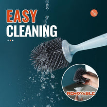 Load image into Gallery viewer, Toilet Brush with Toilet Cleaner Dispenser Easily Clean Dead Corner Bathroom Cleaning Accessories Toilet Brush With Holder Set Toilet Bowl Cleaner Brush With Soap Dispense
