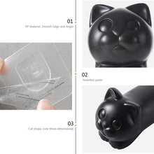 Load image into Gallery viewer, Toilet Paper Holder Cat Kitchen Roll Holder Adhesive Wall Towel Rack Creative Bathroom Tissue Hanger Paper Towel Holder Toliet Paper Holder
