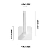 Load image into Gallery viewer, Toilet Paper Holder Hole-Free Tissue Rack Wall-Mounted Shelf Kitchen Bathroom Roll Paper Storage Window Handles Plastic Rustproof Paper Roll Holder No Drilling Easy To Install The Bathroom Accessory Suitable For Office Kitchen Bathroom
