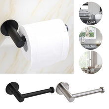 Load image into Gallery viewer, Toilet Wall Mount Toilet Paper Holder Stainless Steel Bathroom Kitchen Roll Paper Accessory Tissue Towel Accessories Holders  Tissue Roll Holders Dispenser And Hangers Wall Mounted For Bathroom  Kitchen Stainless Steel
