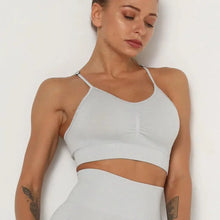 Load image into Gallery viewer, Push Up Sports Tops Fitness For Women And Girls Sport Female Sport Gym Top Padded Gym Brassiere Sports

