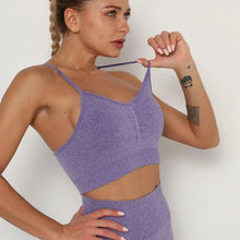Load image into Gallery viewer, Push Up Sports Tops Fitness For Women And Girls Sport Female Sport Gym Top Padded Gym Brassiere Sports
