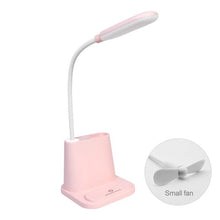 Load image into Gallery viewer, Touch Dimmable LED Desk Lamp 10W Wireless Charging/USB  Charging Table Light for Children Kids Reading Study Bedside Bedroom Decorative Table Lamp Cute Study Lamps for Bedroom Décor
