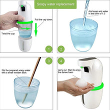 Load image into Gallery viewer, Touchless Automatic Soap Dispenser USB Charging Smart Foam Machine Infrared Sensor Foam Soap Dispenser Hand Sanitizer Touchless Commercial Easy Refill Soap &amp; Sanitizer Holder Hand Free Sensor Wall Mount Adjustable Liquid Gel
