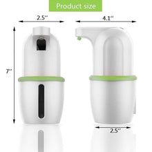 Load image into Gallery viewer, Touchless Automatic Soap Dispenser USB Charging Smart Foam Machine Infrared Sensor Foam Soap Dispenser Hand Sanitizer Touchless Commercial Easy Refill Soap &amp; Sanitizer Holder Hand Free Sensor Wall Mount Adjustable Liquid Gel
