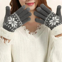 Load image into Gallery viewer, Touchscreen Thick Knitted Full Finger Women Gloves Classic Warm Soft Stylish Gloves For Women
