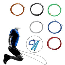 Load image into Gallery viewer, Training Replaceable Steel Wire Cable Speed Jump Ropes Spare Rope Cable For Speed Jump Rope Stainless Steel Wire With Polymer Coating For High Speed Jump Ropes 3m
