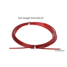 Load image into Gallery viewer, Training Replaceable Steel Wire Cable Speed Jump Ropes Spare Rope Cable For Speed Jump Rope Stainless Steel Wire With Polymer Coating For High Speed Jump Ropes 3m
