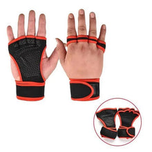 Load image into Gallery viewer, Training Weight Lifting Unisex Gloves Fitness Sports Body Building Gymnastics Grips Gym Hand Palm Wrist Protector Gloves
