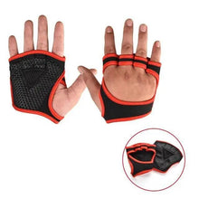Load image into Gallery viewer, Training Weight Lifting Unisex Gloves Fitness Sports Body Building Gymnastics Grips Gym Hand Palm Wrist Protector Gloves
