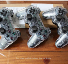 Load image into Gallery viewer, Transparent Eye Catching Wireless Dual Shock Bluetooth Joystick Gamepad Console Controller Compatible With PC Laptop
