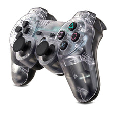 Load image into Gallery viewer, Transparent Eye Catching Wireless Dual Shock Bluetooth Joystick Gamepad Console Controller Compatible With PC Laptop
