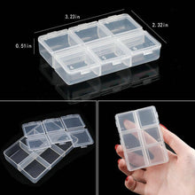 Load image into Gallery viewer, Transparent Plastic Storage Jewelry Box Compartment Adjustable Container For Beads Earring Box For Jewelry Rectangle Box Case Storage Container for Jewelry Beads Earring
