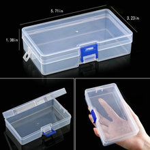 Load image into Gallery viewer, Transparent Plastic Storage Jewelry Box Compartment Adjustable Container For Beads Earring Box For Jewelry Rectangle Box Case Storage Container for Jewelry Beads Earring

