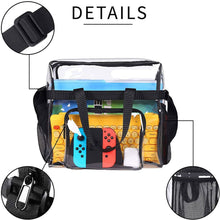 Load image into Gallery viewer, Transparent See Through Clear Tote Bag
