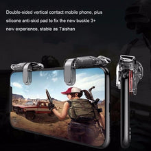 Load image into Gallery viewer, Transparent Simple Joystick Shooting Key Button Trigger Controller Gamepad Gaming Controller Compatible With Smartphones Mobile
