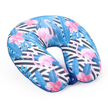 Load image into Gallery viewer, Travel U Shape Neck Pillow Reading Sleeping Long Flights Road Trips Microbead Neck Rest Support Cushion Portable Feather Soft Microfiber Neck Pillow Travel Pillow U-Shaped Neck Pillow Ultra Soft Comfortable Cushion for Neck Support Super for Home Office
