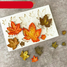 Load image into Gallery viewer, Tree Leaf Mold Silicone Fondant Cake Decorating Tools Chocolate Baking Mould 3D Sugarcraft  Homemade Bakeware 3D Leaf Silicone Mold For Chocolate Candy Sugar Craft Cake Decoration Cupcake Decoration
