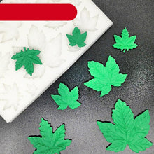 Load image into Gallery viewer, Tree Leaf Mold Silicone Fondant Cake Decorating Tools Chocolate Baking Mould 3D Sugarcraft  Homemade Bakeware 3D Leaf Silicone Mold For Chocolate Candy Sugar Craft Cake Decoration Cupcake Decoration
