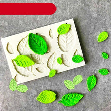 Load image into Gallery viewer, Tree Leaf Mold Silicone Fondant Cake Decorating Tools Chocolate Baking Mould 3D Sugarcraft  Homemade Bakeware 3D Leaf Silicone Mold For Chocolate Candy Sugar Craft Cake Decoration Cupcake Decoration
