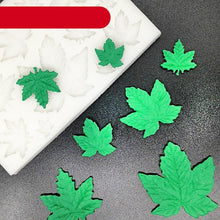 Load image into Gallery viewer, Tree Leaf Mold Silicone Fondant Cake Decorating Tools Chocolate Baking Mould 3D Sugarcraft  Homemade Bakeware 3D Leaf Silicone Mold For Chocolate Candy Sugar Craft Cake Decoration Cupcake Decoration

