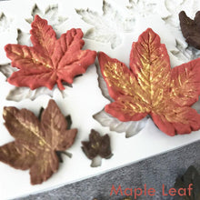 Load image into Gallery viewer, Tree Leaf Mold Silicone Fondant Cake Decorating Tools Chocolate Baking Mould 3D Sugarcraft  Homemade Bakeware 3D Leaf Silicone Mold For Chocolate Candy Sugar Craft Cake Decoration Cupcake Decoration
