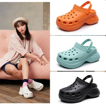 Load image into Gallery viewer, Trend Summer Womens Platform Garden Shoes Sandals Clogs Outdoor Beach Slippers Comfortable Slip On Garden Sandals Lightweight Water Shoes
