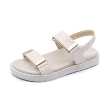 Load image into Gallery viewer, Trendy Black Sandals Summer New Flat Embroidery Thick-Soled Casual Design Hiking Sandals Outdoor Sport Sandals Athletic Sandals Walking Water Women Shoes For Summer
