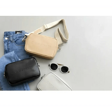 Load image into Gallery viewer, Trendy Designer Leather bag For Ladies And Shoulder Messenger Bags Simple Fashionable Letter Flap Females Crossbody Bag
