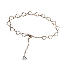 Load image into Gallery viewer, Trendy Heart Shaped Design Body Long Chain Ladies Belts Modern Metal Waist Chain Love Belts For Women

