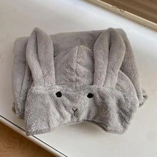 Load image into Gallery viewer, Trendy Rabbit Cartoon Bathrobes For Girls Boys Unisex Soft Hooded And Comfortable Kids Vintage Design Bathrobes

