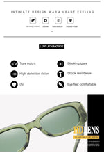 Load image into Gallery viewer, Trendy Rectangle Sunglasses for Women Narrow Square Frame Rectangle Sunglasses For Women New Luxury Glasses For Women/Men New Retro Style  Sun Glasses for Men
