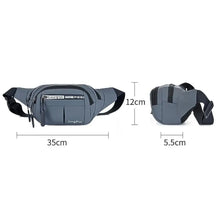 Load image into Gallery viewer, Trendy Waist Pouch Bag Hip Pack With Adjustable Straps for Casual Travel Hiking Running Outdoor Sports Classy Money Pouch Waist Bag
