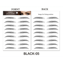 Load image into Gallery viewer, Trendy Waterproof  1 Piece Hair-liked Authentic Eyebrow Tattoo Sticker Waterproof Cosmetics Long Lasting Makeup False Eyebrows Stickers
