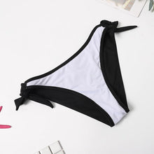 Load image into Gallery viewer, Tropical Bikini  Bottom Padded Ruffled Top Push Up Bikini Swimsuit For Women Underwire Bikini Top Ruffle Padded Two Piece Bathing Suits Teen Girls Two Piece Swimsuit Women Cross Back Bathing Suit Swimwear
