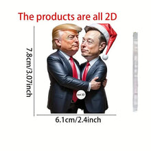 Load image into Gallery viewer, Trump &amp; Musk Photo Acrylic Ornament Versatile Hanging Decor
