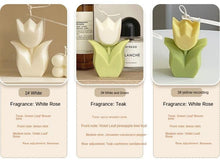 Load image into Gallery viewer, Tulip Candle Aroma Decoration Wedding Souvenir Birthday Gift Decoration Candles Handmade Delicate Tulip Flower Shape Candle  Perfect for Birthday Party Wedding Spa Home Decor
