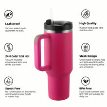 Load image into Gallery viewer, Tumbler with Handle And Straw Lid, Leak-proof Travel 40oz Coffee Mug
